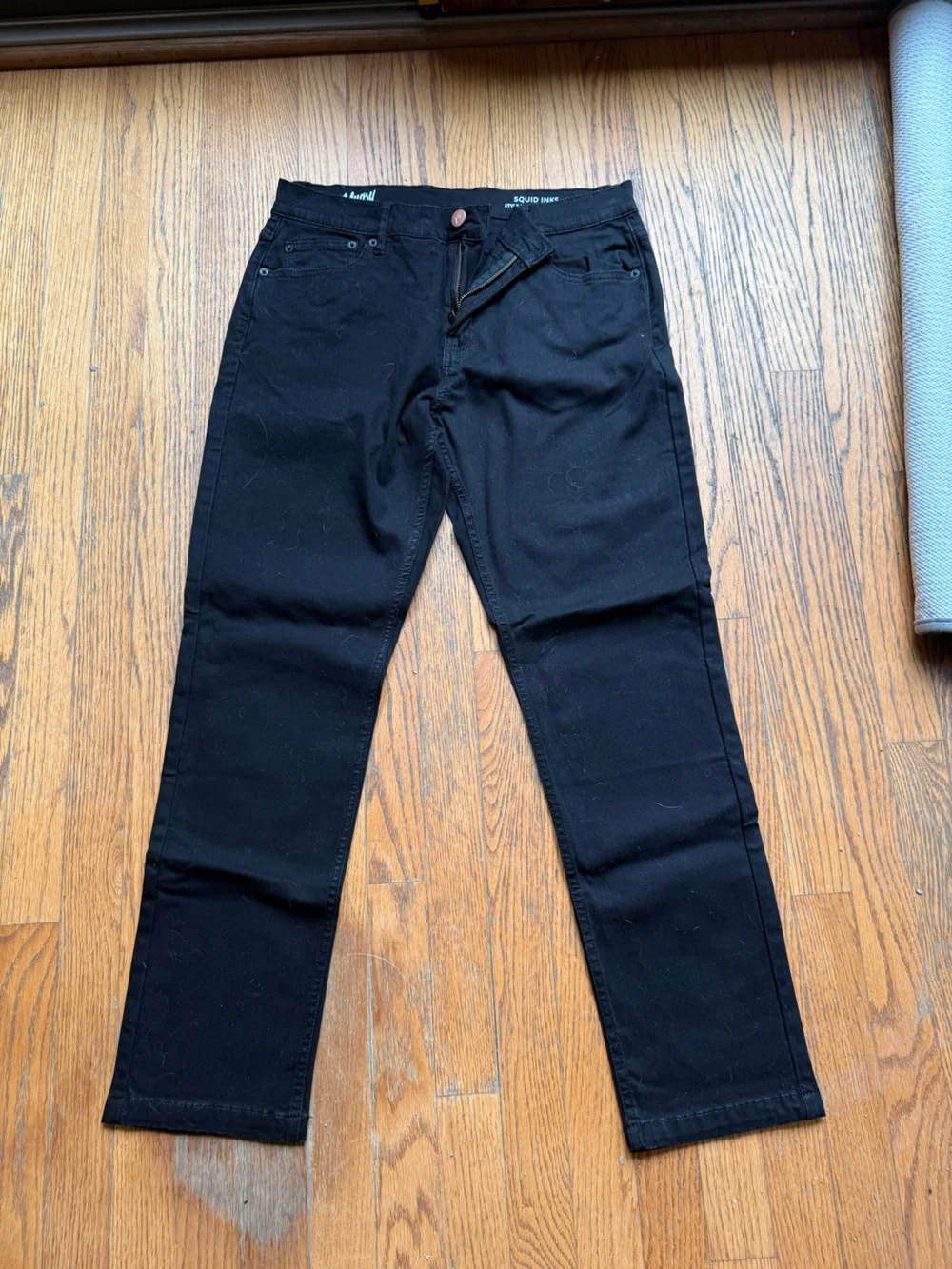 Mugsy Men's Straight Black Jeans